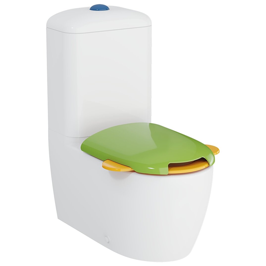 VitrA Sento SmoothFlush Çocuklar İçin Duvara Tam Dayalı Klozet, 57 cm, Gizli Taharet Borulu, 7362B003-0610 - 1