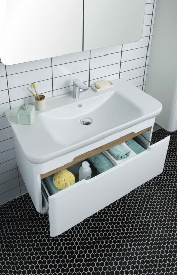Vitra Sento Tek Çekmeceli Lavabo Dolabı, Ayaksız, 80 Cm, Mat Beyaz 60813 - 6