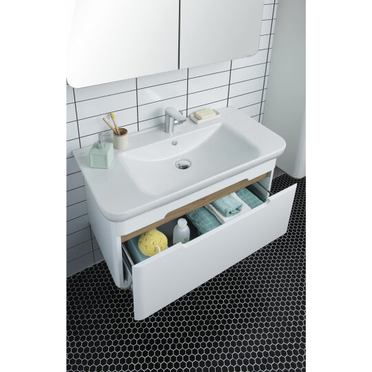Vitra Sento Tek Çekmeceli Lavabo Dolabı, Ayaksız, 80 Cm, Mat Beyaz 60813 - 12