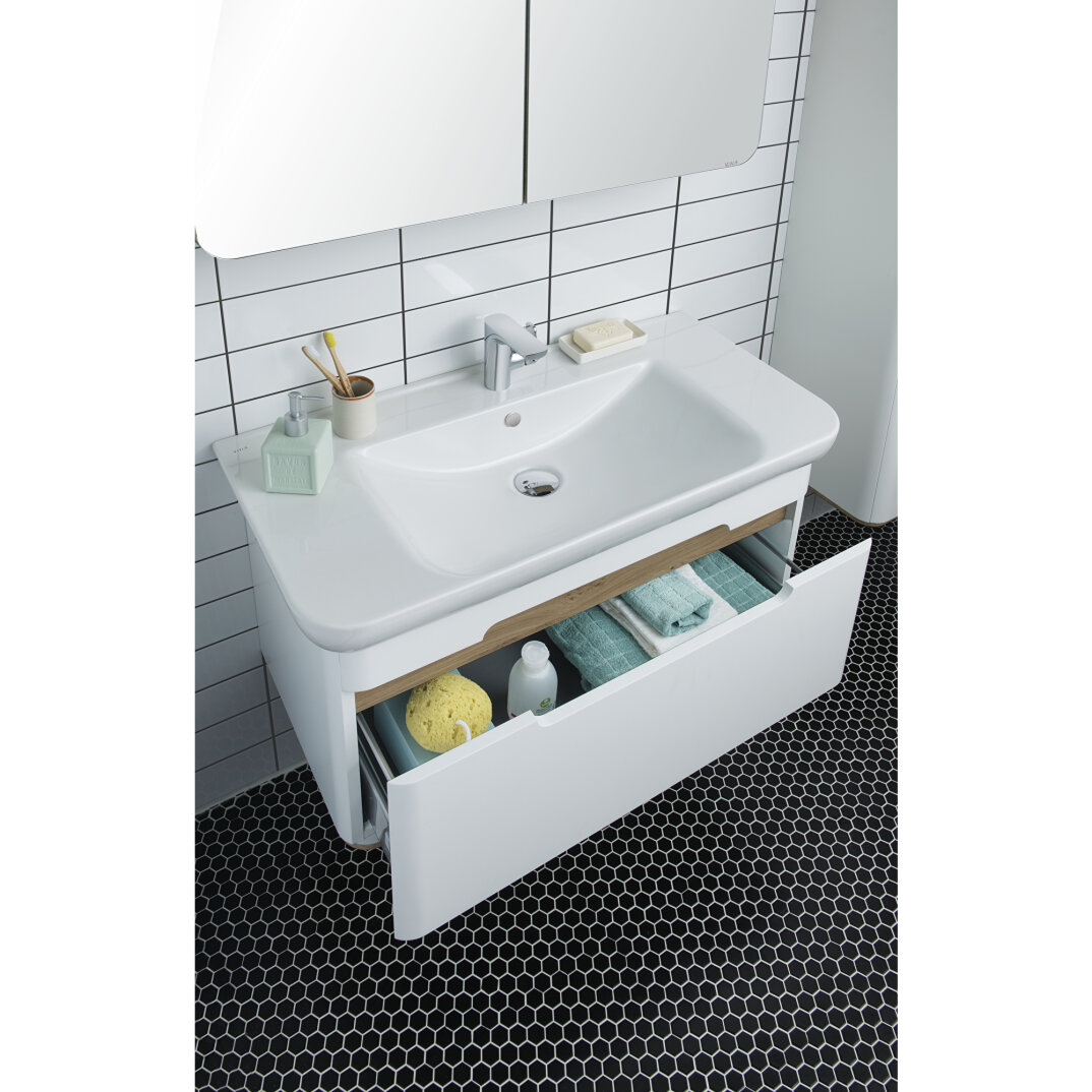 Vitra Sento Tek Çekmeceli Lavabo Dolabı, Ayaksız, 80 Cm, Mat Beyaz 60813 - 12