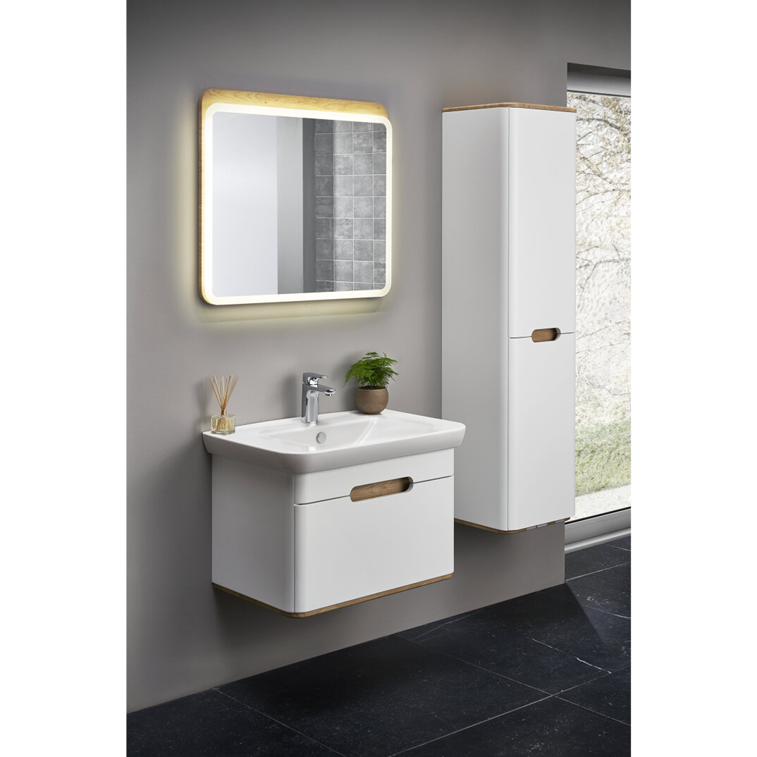 Vitra Sento Tek Çekmeceli Lavabo Dolabı, Ayaksız, 80 Cm, Mat Beyaz 60813 - 18