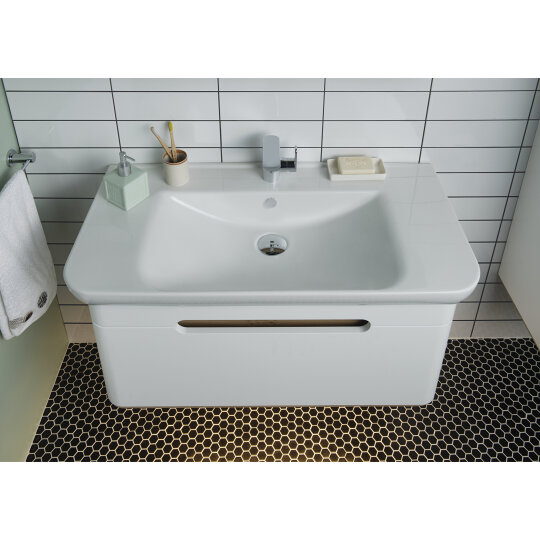 Vitra Sento Tek Çekmeceli Lavabo Dolabı, Ayaksız, 80 Cm, Mat Beyaz 60813 - 19