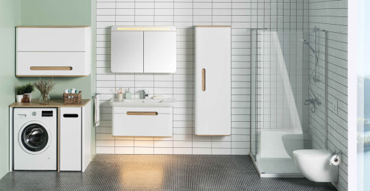 VitrA Sento Temizlik Gereçleri Boy Dolabı, Sol, Mat Beyaz,60866 - 2