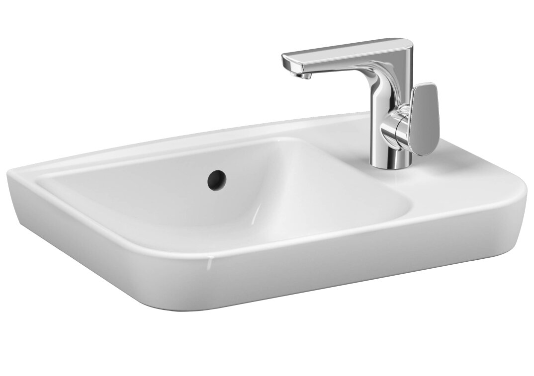 VitrA Sento Tezgah Üstü Lavabo, Sağdan Armatür Delikli, 50 cm, 5945B003-0921 - 1