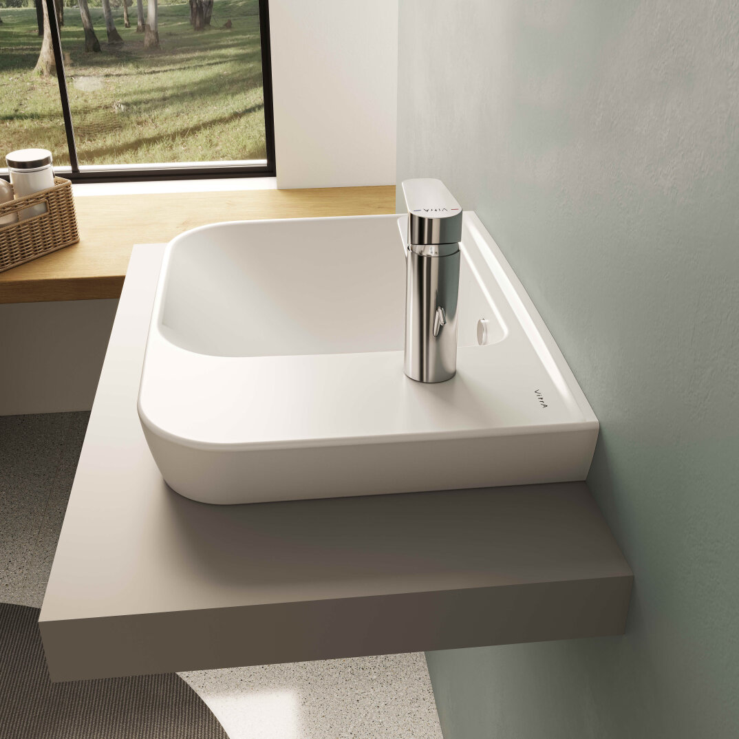 VitrA Sento Tezgah Üstü Lavabo, Sağdan Armatür Delikli, 50 cm, 5945B003-0921 - 3