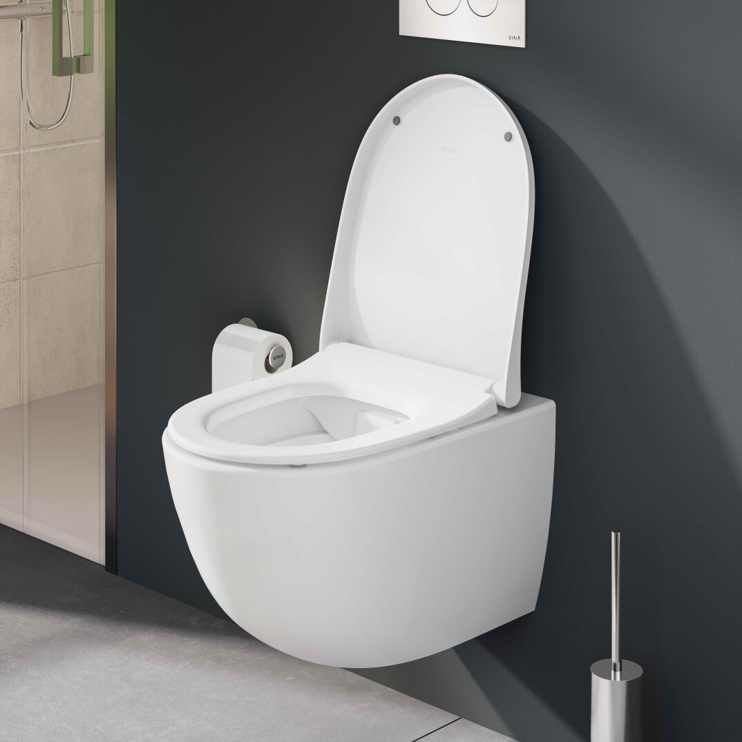 Vitra Sento Yavaş Kapanır Klozet Kapağı, Kolay Sökülebilir - 7