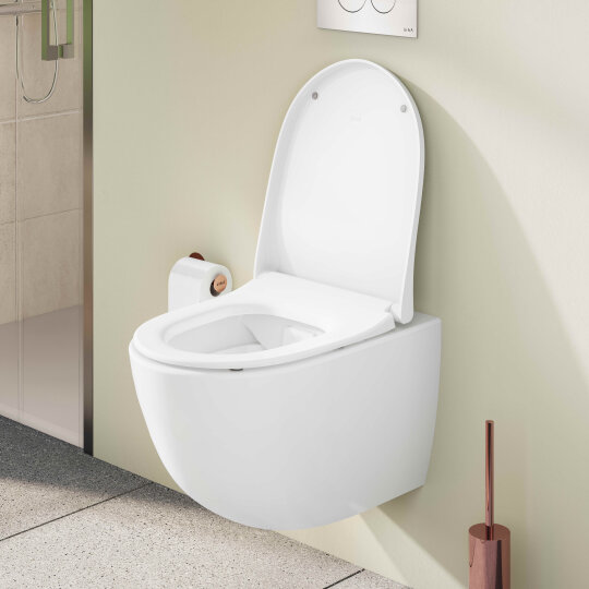 VitrA Sento Yavaş Kapanır Klozet Kapağı, Kolay Sökülebilir, Mat Beyaz, 130-401R009 - 6