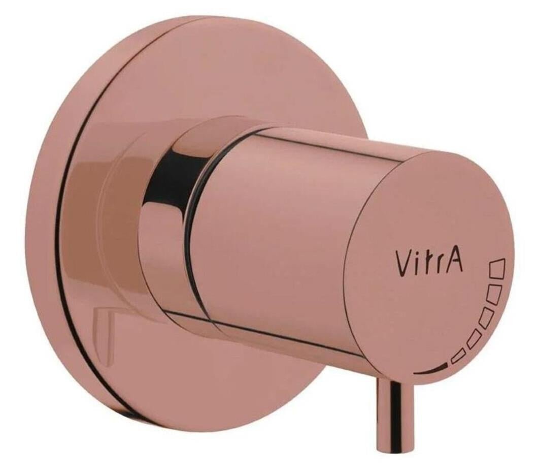 Vitra Stop Valf, Origin, Ankastre, (Sıva Üstü Grubu) Soft Bakır, A4145829 - 1