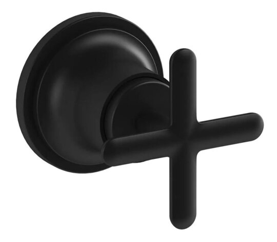 Vitra Stop Valf, Origin Classic, Ankastre (Sıva Üstü Grubu) Mat Siyah, A4290236