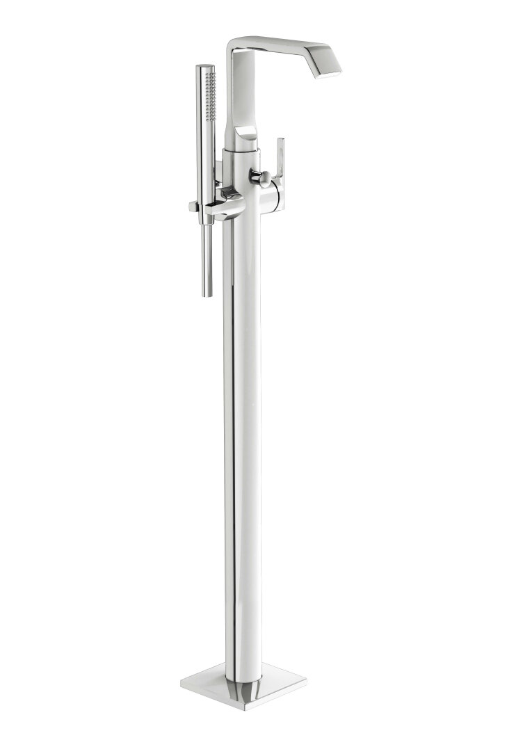 VitrA Suit Yerden Küvet Bataryası, El Duşlu, Krom,A42769 - 1