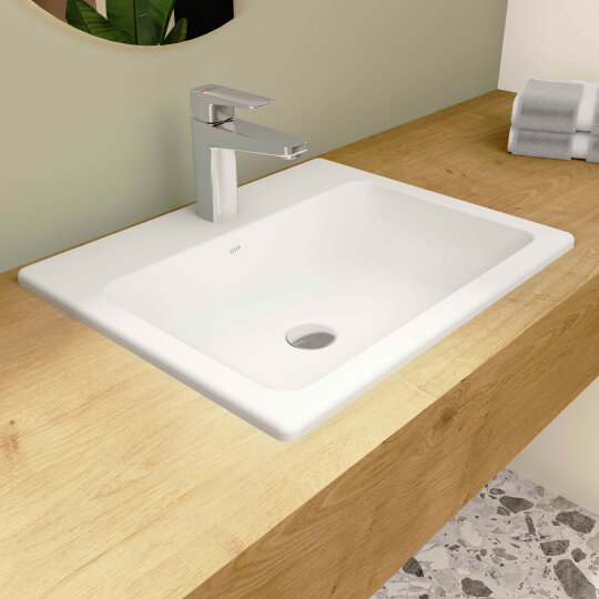 VitrA Tezgah Üstü Lavabo, Kare 55 cm,5465B003-0001 - 3