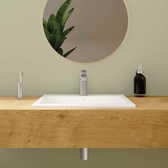 VitrA Tezgah Üstü Lavabo, Kare 55 cm,5465B003-0001 - 5