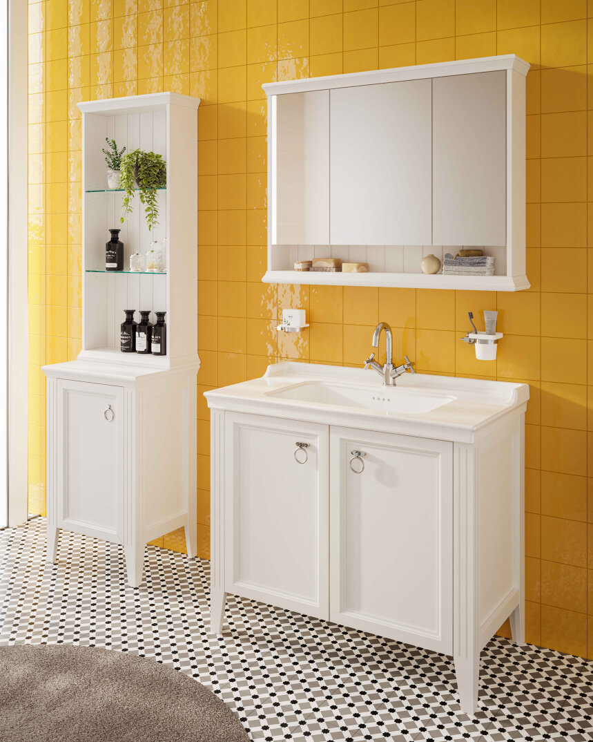 VitrA Valarte Açık Vitrin, 55 cm, Mat Beyaz, 62252 - 3