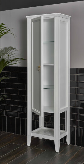 Vitra Valarte Boy Dolabı Krom Kulplu, 55 cm, Mat Beyaz (Sağ) 62243 - 5