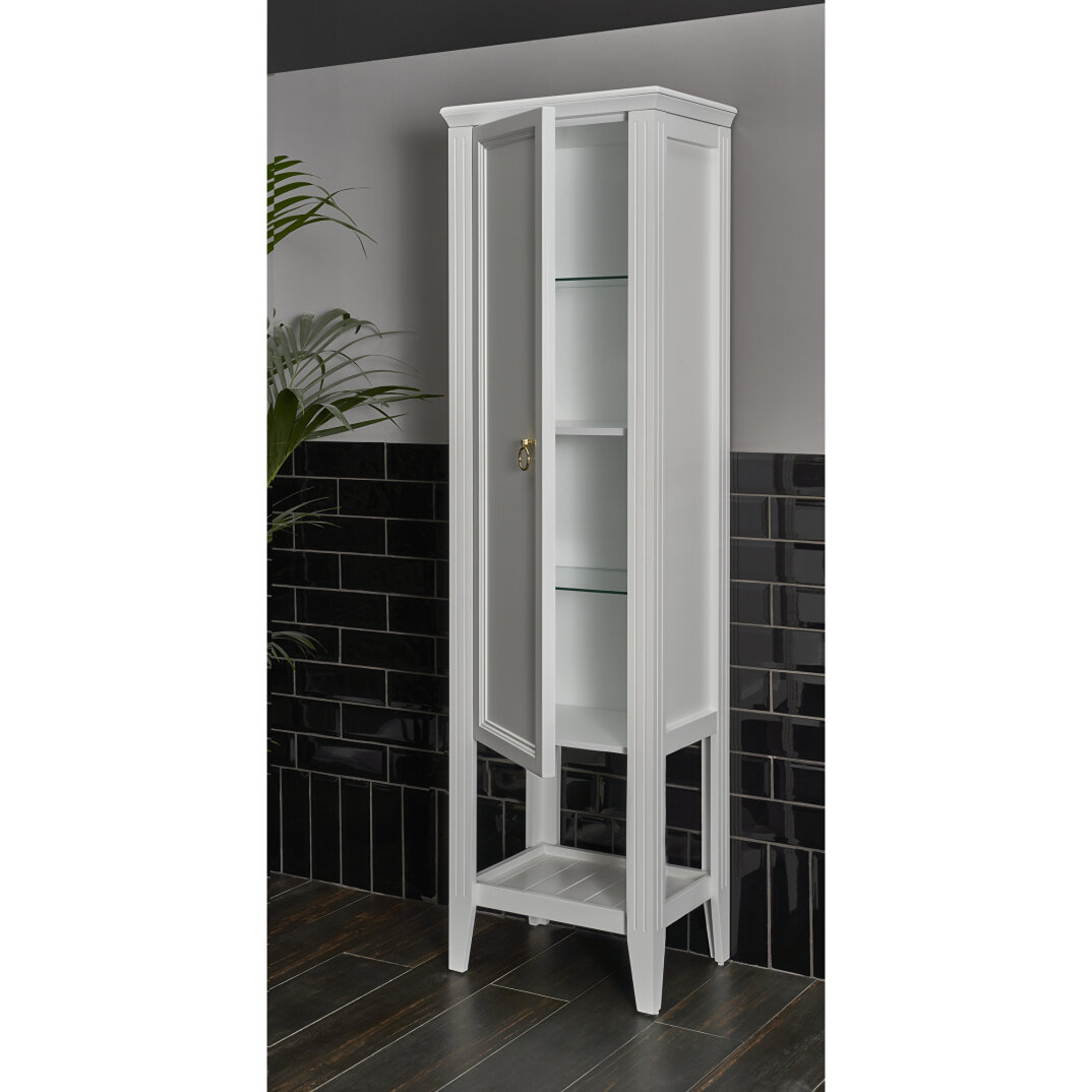 Vitra Valarte Boy Dolabı Krom Kulplu, 55 cm, Mat Beyaz (Sağ) 62243 - 11