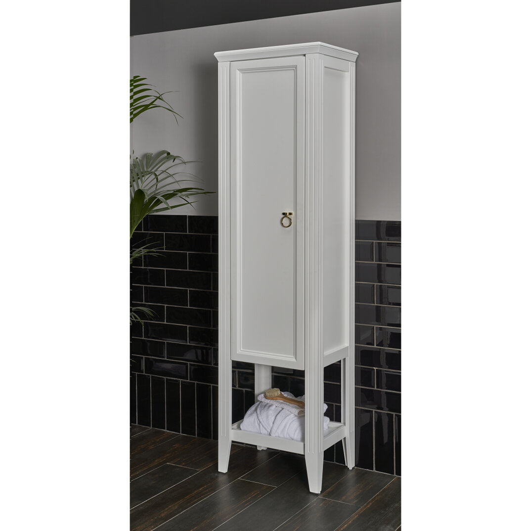 Vitra Valarte Boy Dolabı Krom Kulplu, 55 cm, Mat Beyaz (Sağ) 62243 - 13