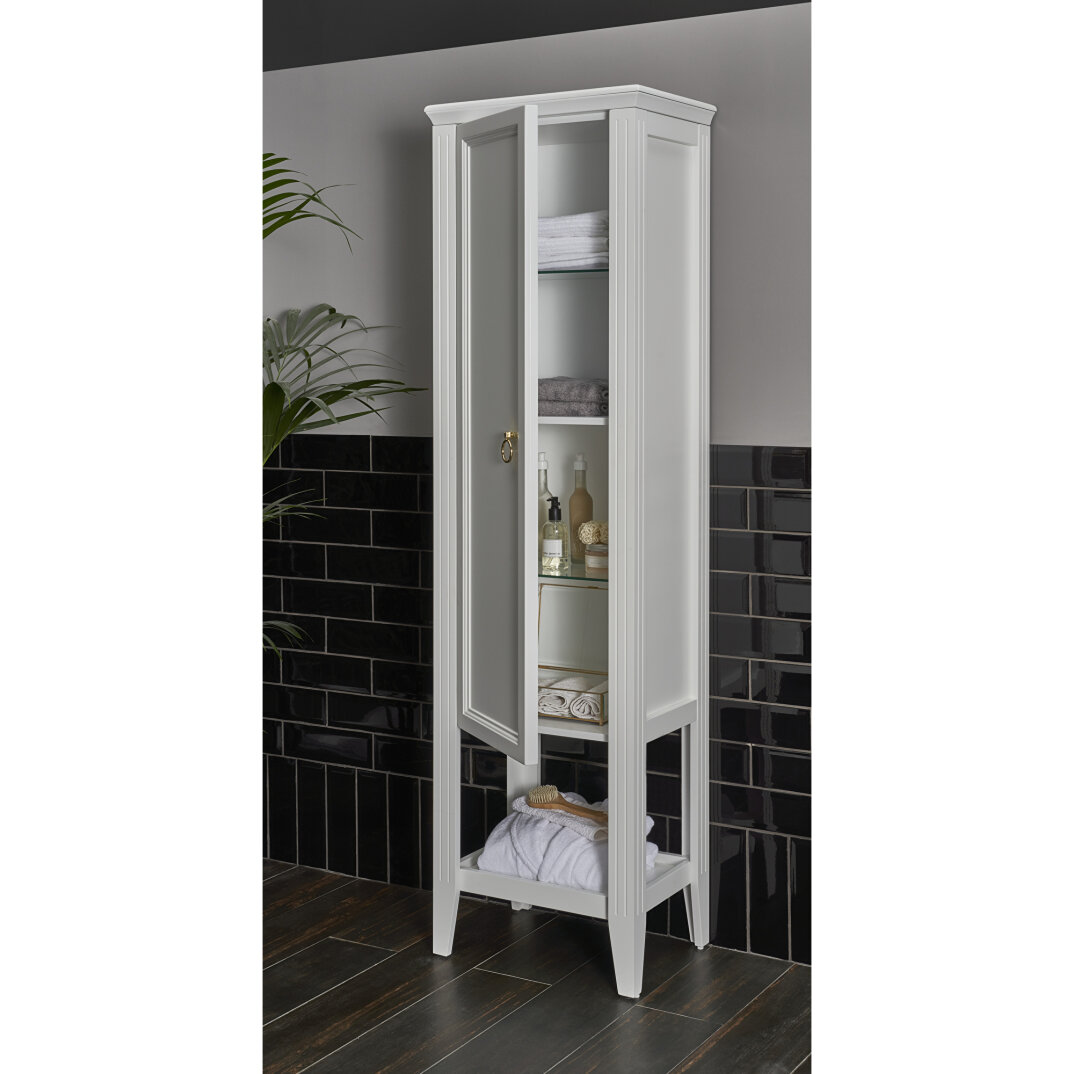 Vitra Valarte Boy Dolabı Krom Kulplu, 55 cm, Mat Beyaz (Sağ) 62243 - 15
