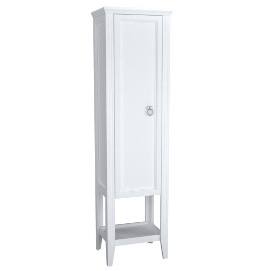VitrA Valarte Boy Dolabı Krom Kulplu, 55 cm, Mat Beyaz (Sol),62240 - 4