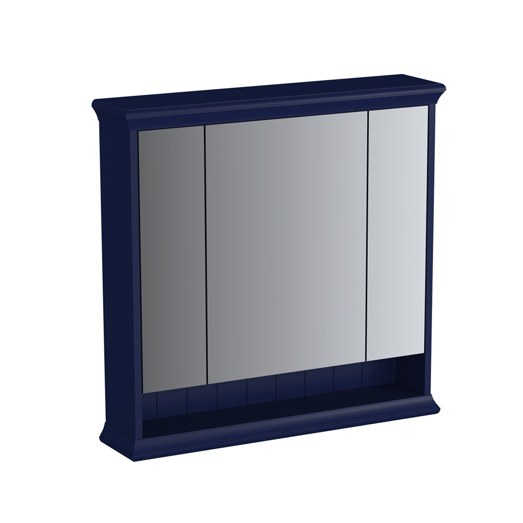 Vitra Valarte Dolaplı Ayna Neo Led Aydınlatmalı, 80 Cm, Çelik Mavisi 65793 - 5