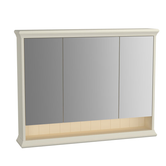 Vitra Valarte Led Aydınlatmalı Dolaplı Ayna, 100 cm, Mat Fildişi, 62236 - 3