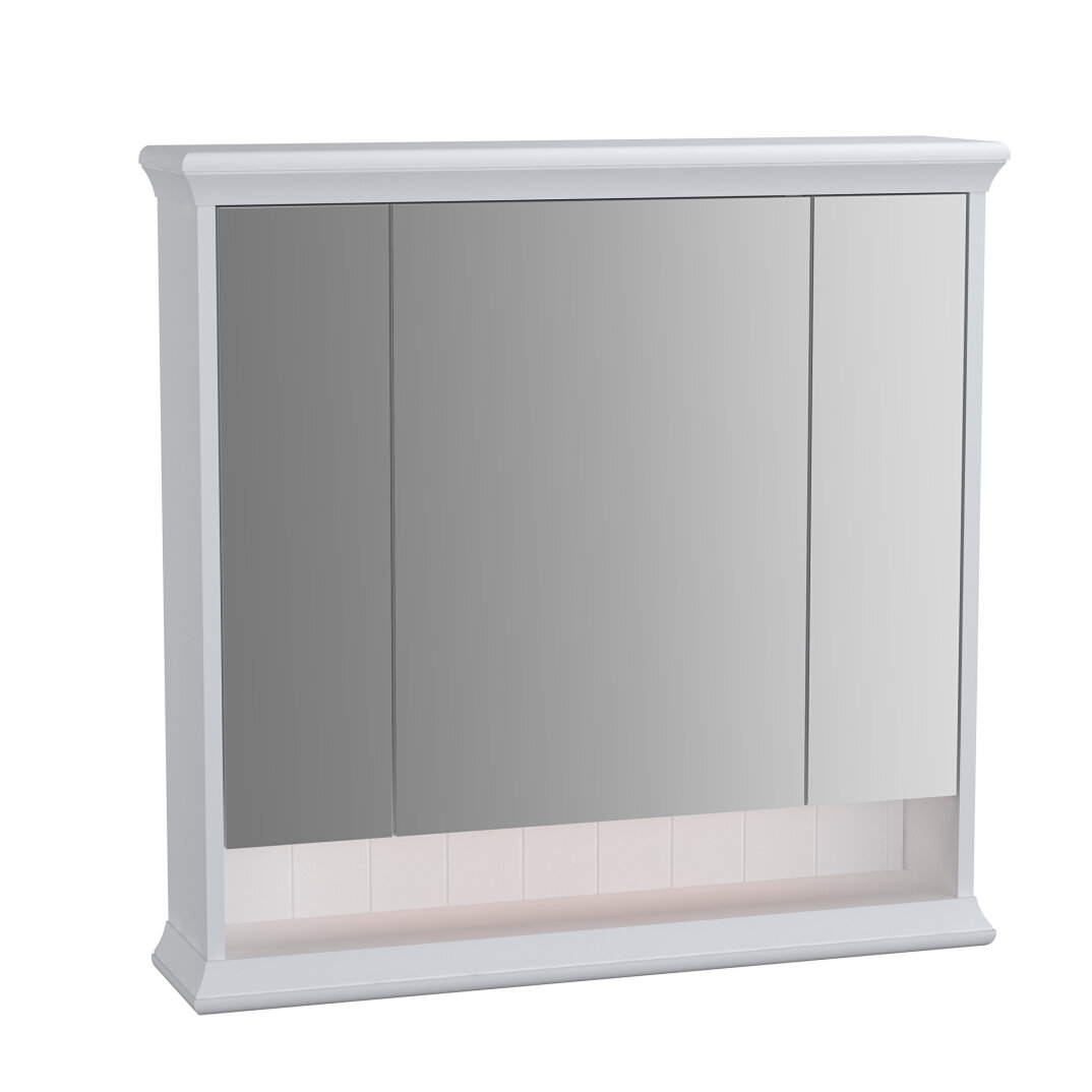 VitrA Valarte Led Aydınlatmalı Dolaplı Ayna, 80 cm, Mat Beyaz,62231 - 7