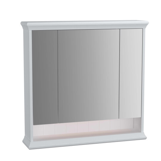 VitrA Valarte Led Aydınlatmalı Dolaplı Ayna, 80 cm, Mat Beyaz,62231