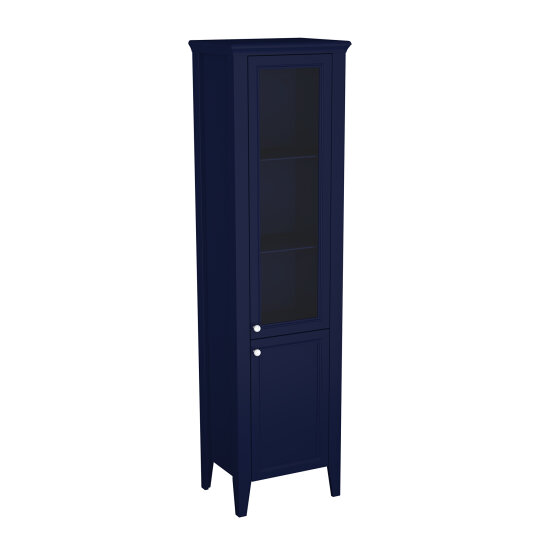 VitrA Valarte Neo Cam Kapaklı Boy Dolabı, 55 cm, Çelik Mavisi (Sağ),65797 - 6