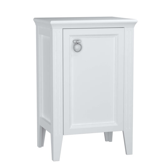 VitrA Valarte Orta Ünite Krom Kulplu, 55 cm, Mat Beyaz (Sağ),62249
