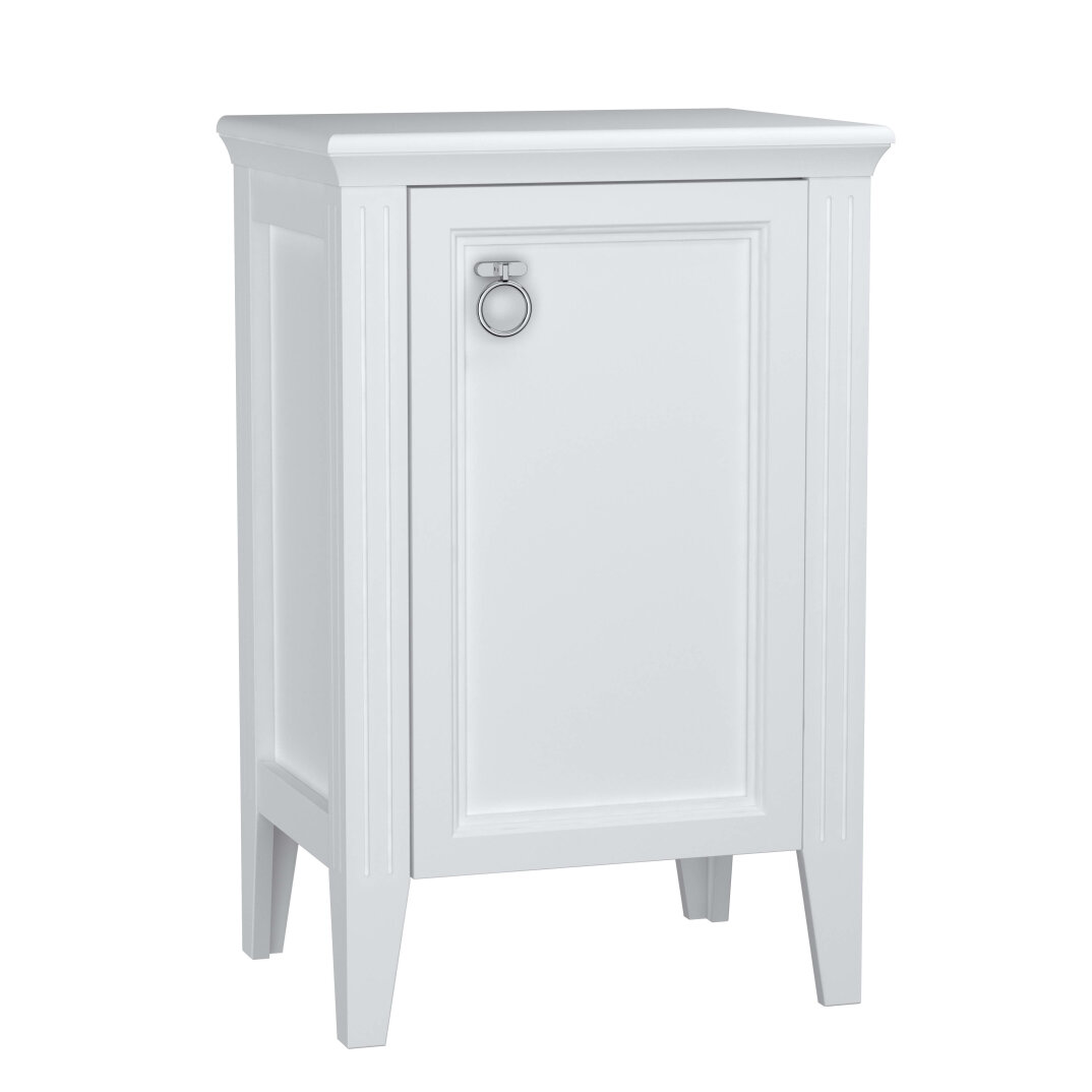 VitrA Valarte Orta Ünite Krom Kulplu, 55 cm, Mat Beyaz (Sağ),62249 - 1