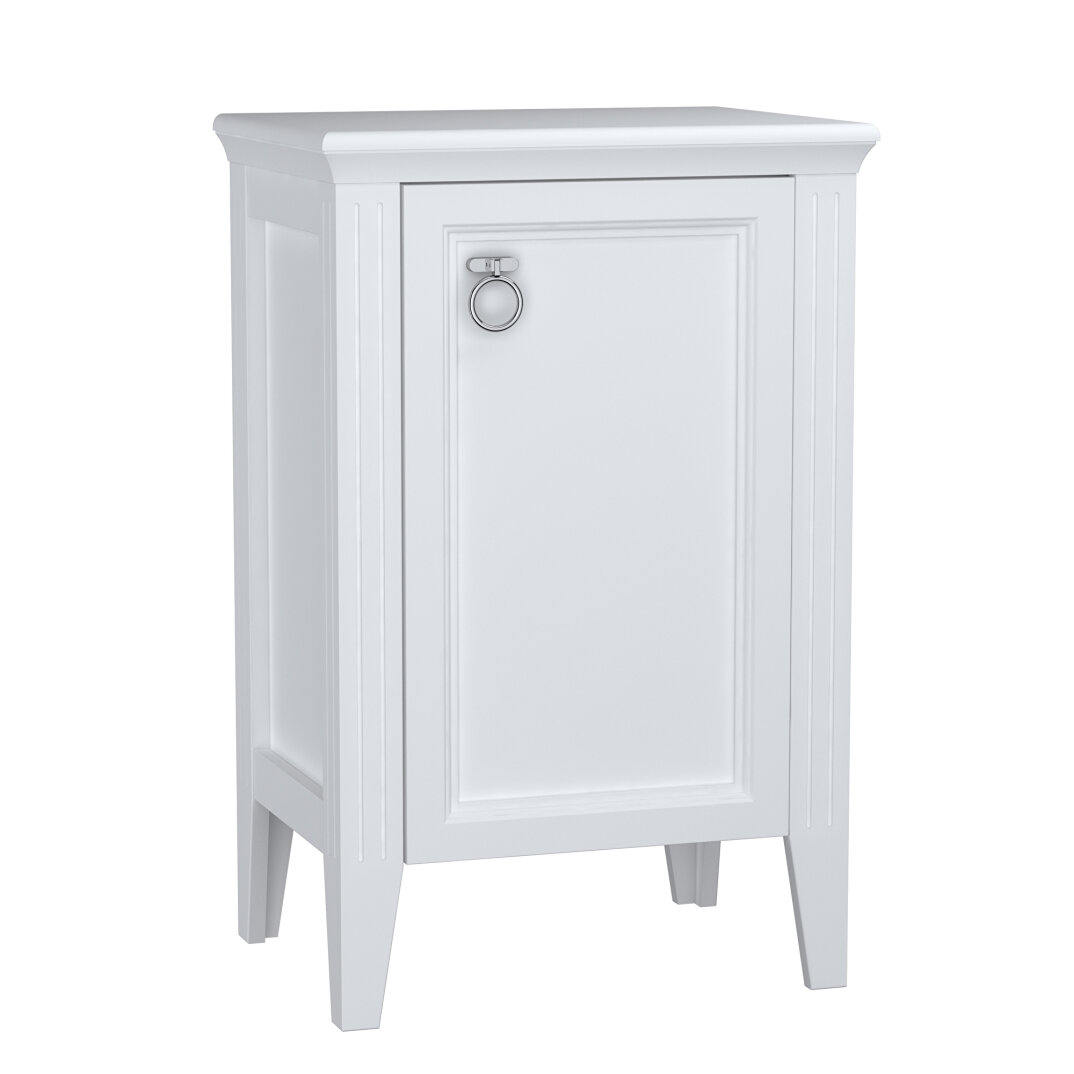 VitrA Valarte Orta Ünite Krom Kulplu, 55 cm, Mat Beyaz (Sağ),62249 - 3