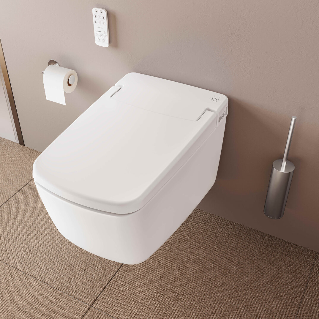 VitrA Voyage V-Care Prime Akıllı Rim-ex Asma Klozet,7231B403-6216 - 5